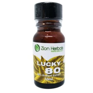 Zion Herbals 10ml Lucky 80 Formula Extract Kratom Shot