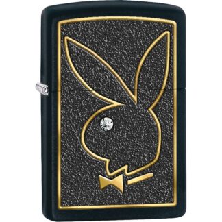 Zippo Lighter Gold Outline Playboy Bunny
