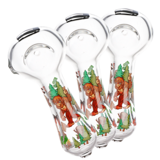Pulsar Glass Spoon Pipe 4.5" Grumpy Bigfoot