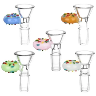 Donut Handle Glass Slide 14M - Colors Vary