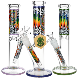 SeshGear Lofty Visions Glass Water Pipe 10" 14mm - Colors Vary