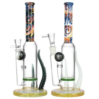 Galaxy Kraken Glass Water Pipe 9.75" 14mm - Colors Vary