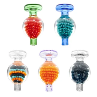 Encased Blackberry Bubble Carb Cap 27mm - Colors Vary