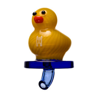 Human Grade Glass Carb Cap Rubber Ducky