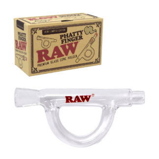 RAW® Very Limited Edition Glass Cone Holder Phatty Finger