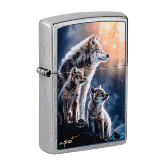 Zippo Lighter Mazzi Wolf Pack