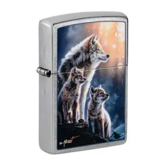 Zippo Lighter Mazzi Wolf Pack