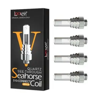 Lookah Seahorse V Replacement Coil See Through Quartz