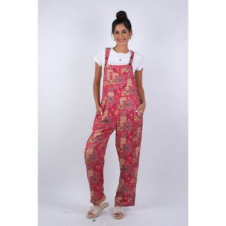 Sacred Threads Abstract Array Overall - Colors Vary One Size