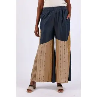 Sacred Threads Sundrift Sepia Two-Tone Palazzo Pants