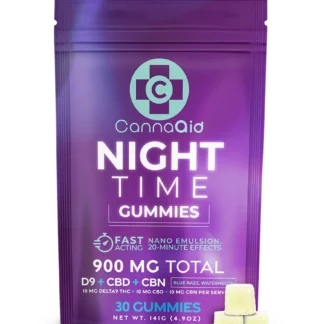 CannaAid Delta 9/CBD/CBN Night Cap Gummies