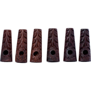Carved Wood Hand Pipe 3 - 4" - Asstd. Designs