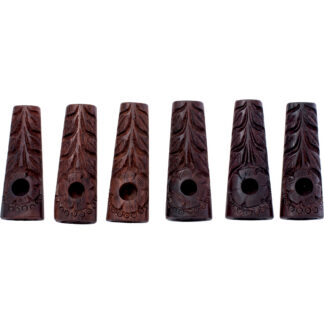 Carved Wood Hand Pipe 3 - 4" - Asstd. Designs