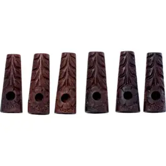 Carved Wood Hand Pipe 3 - 4" - Asstd. Designs