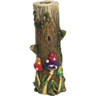 Fujima Mushroom Log Incense Burner Tower