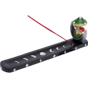Fujima Mushroom Moonphase Incense Burner 10.6"