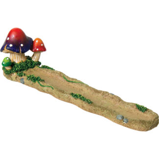 Fujima 3 Mushroom Polystone Stick Incense Burner