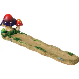 Fujima 3 Mushroom Polystone Stick Incense Burner