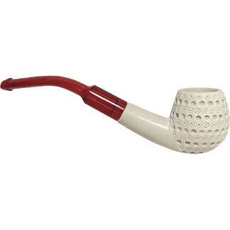 Mini Hand Carved Meerschaum Pipe Lattice