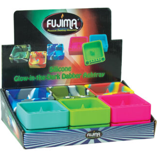 Fujima Square Silicone Ashtray - Colors Vary