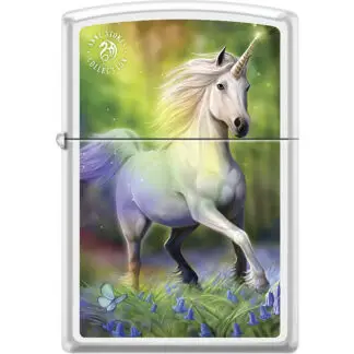 Zippo Lighter Anne Stokes Unicorn