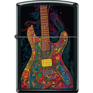 Zippo Lighter Psychedelic Guitar
