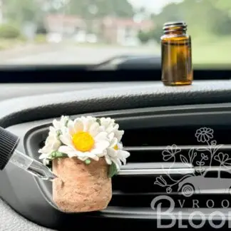 Vroom Blooms Vent Clip Air Diffuser Daisy