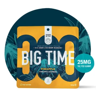 Realize Big Time Live Resin Gummies, 25mg x 12ct Pineapple Express (S)