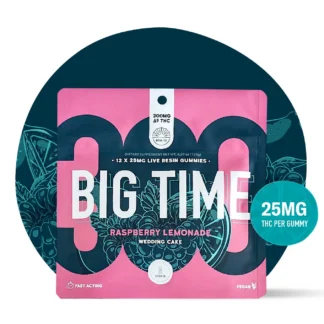 Realize Big Time Live Resin Gummies, 25mg x 12ct Wedding Cake (H)