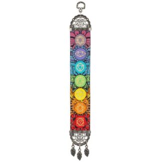 Large 7 Chakra Wall Hanging 21"