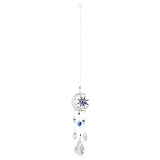 Sun & Moon Evil Eye Suncatcher 15"