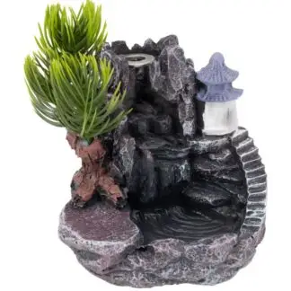 Waterfall w/ Plants Backflow Incense Burner
