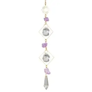 Sun w/ Amethyst Suncatcher Strand 16"