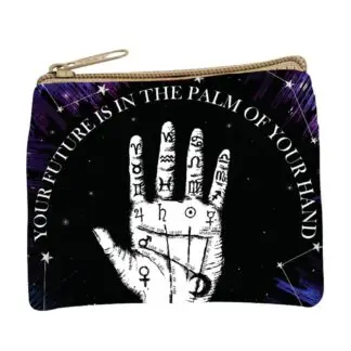 Palmistry Canvas Cosmetic Bag 8.75" x 6.5"