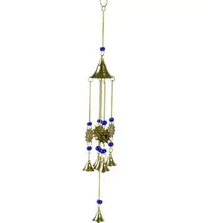 Brass 6 Bell Celestial Chimes 18"