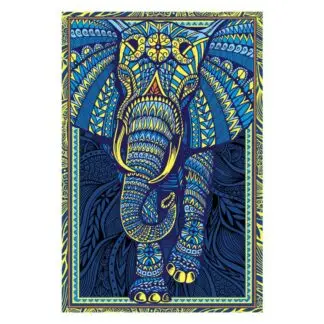 Paths of The Spirit Elephant Tapestry 60" x 90"