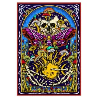 Paths of The Spirit 3D The Moth Tapestry 60" x 90"