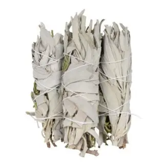 Wolf Spirit White Sage & Cedar Smudge Stick 4"